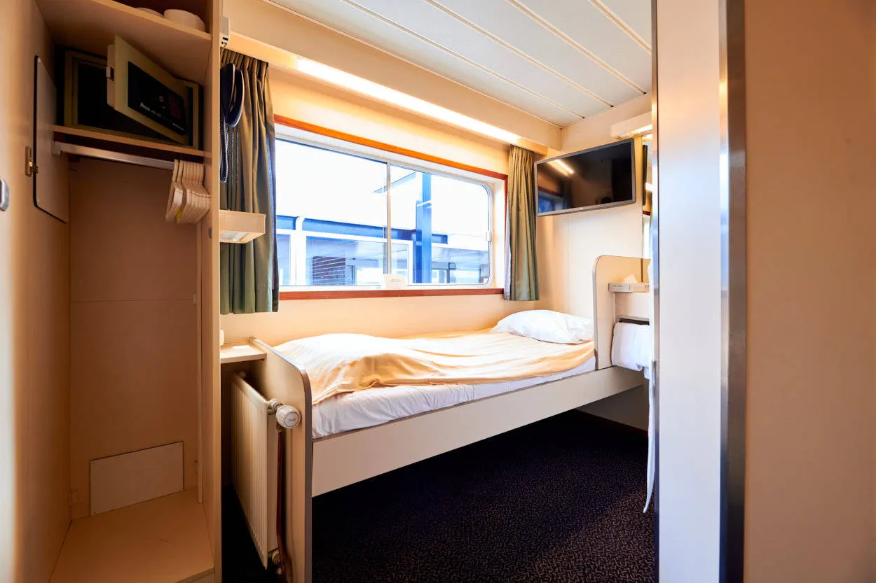 Salvinia voorbeeld 1-persoonshut promenadedek