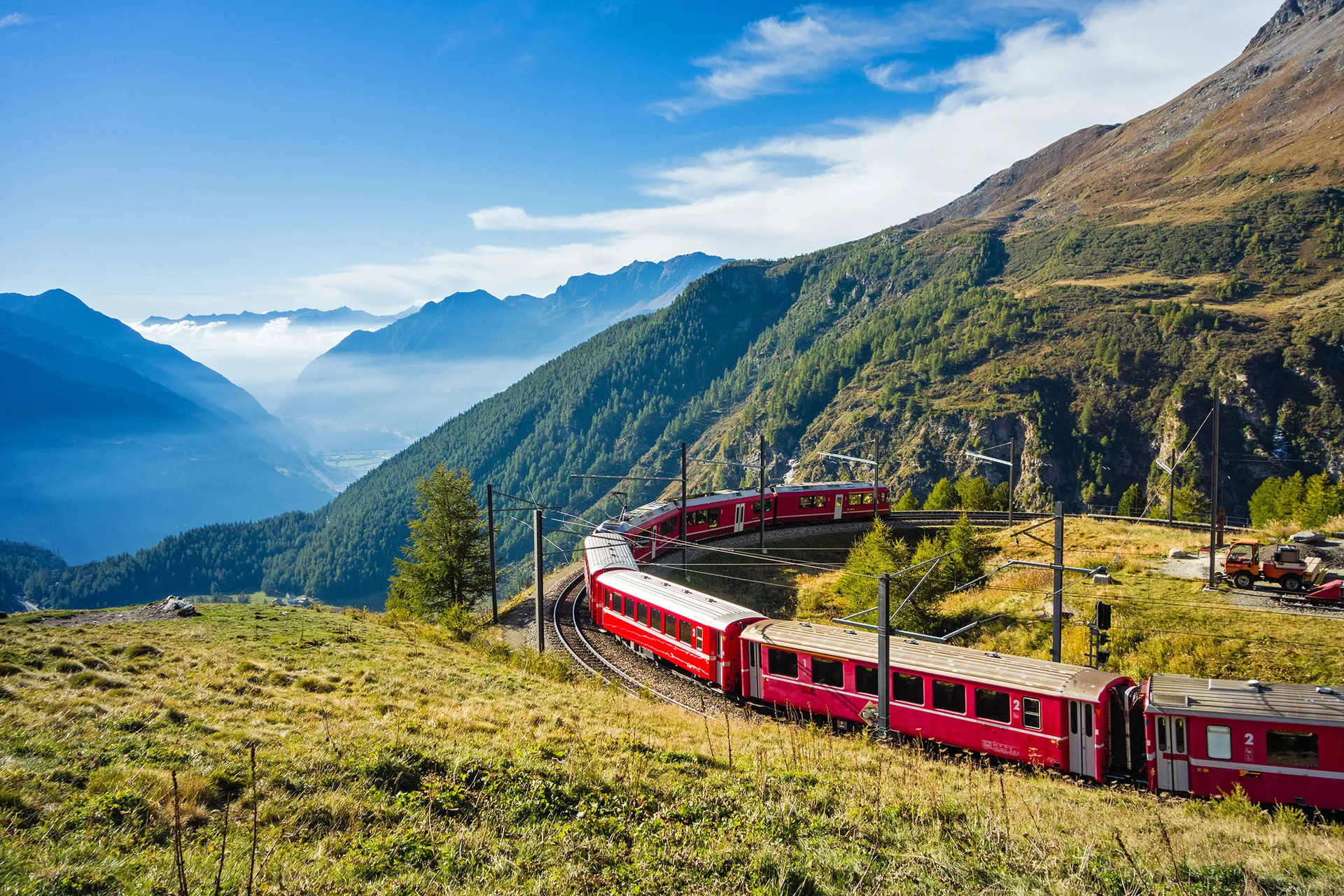 Glacier en Bernina Express