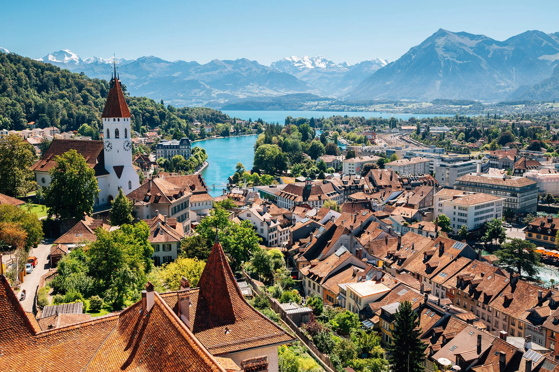 Online bestellen: Zwitserse bergtoppen en meren