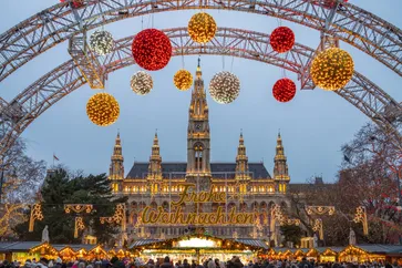 Kerstmarkt in Wenen