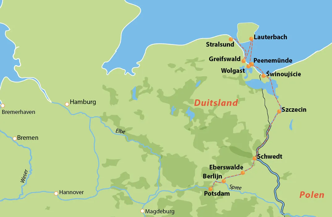 Oostzeecruise- van Rügen naar Berlijn