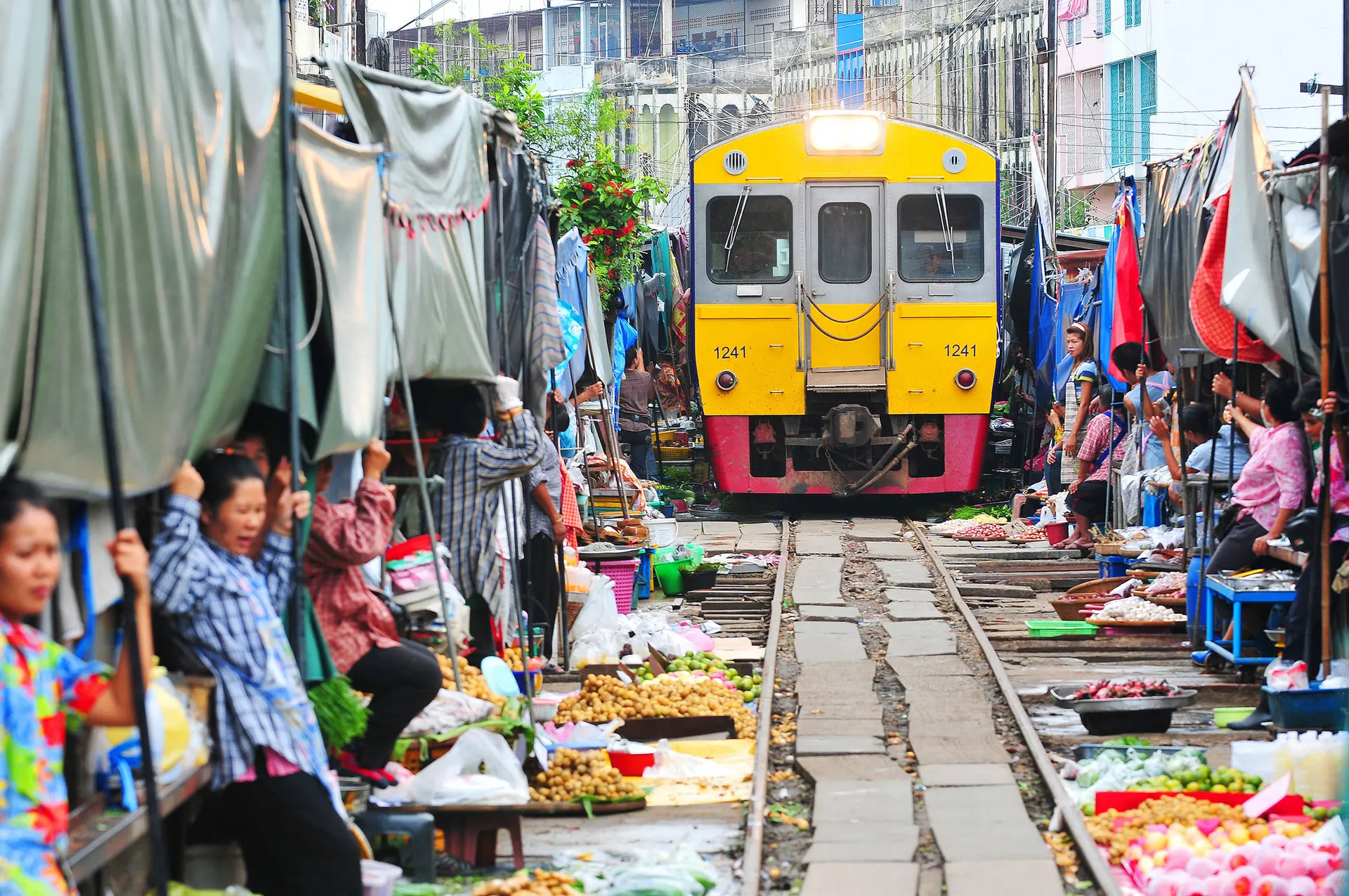 Bangkok Treinmarkt