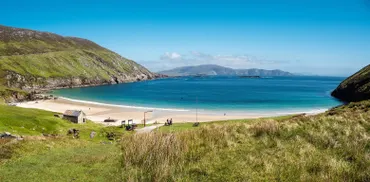 Keem beach op Achill Island, Ierland