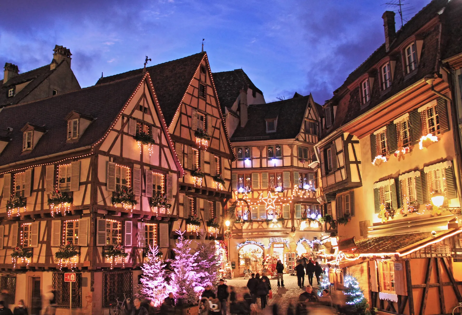 Kerstmarkt in de Elzas