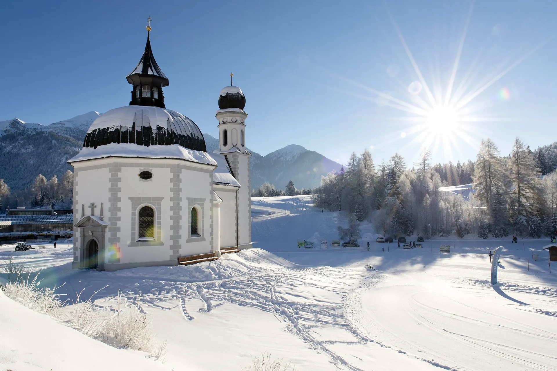 Seefeld in de winter