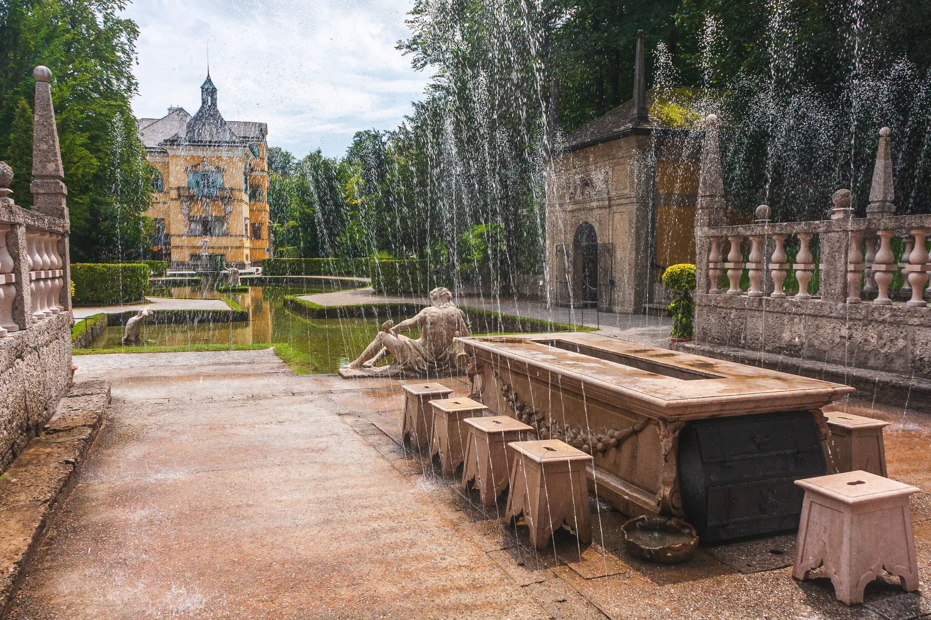 Van Salzburg tot de bergtoppen in het Salzburgerland, Bad Gastei.