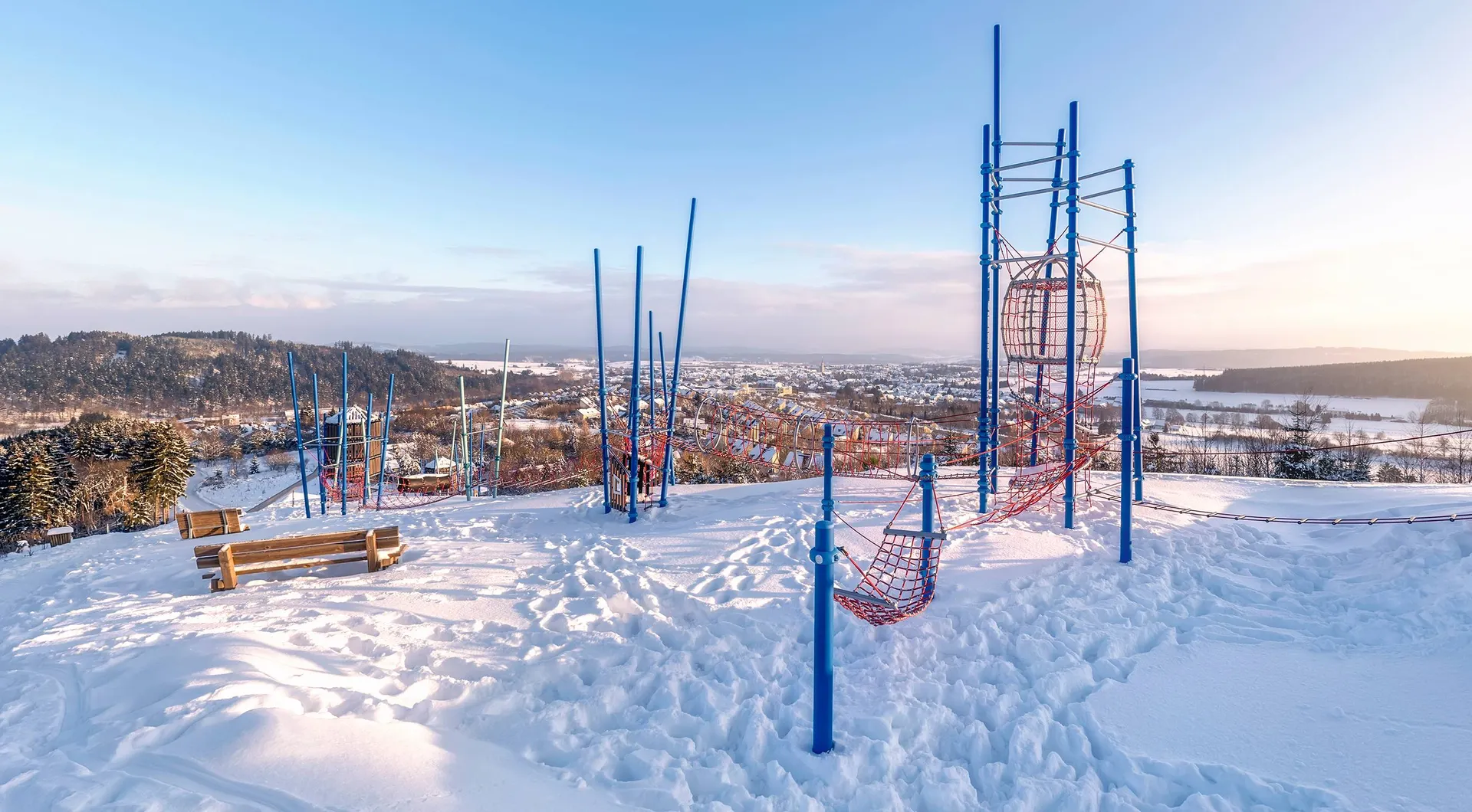 Wintersport Vakantiepark Center Parcs Park Hochsauerland in Medebach (Wintersport Sauerland, Duitsland)