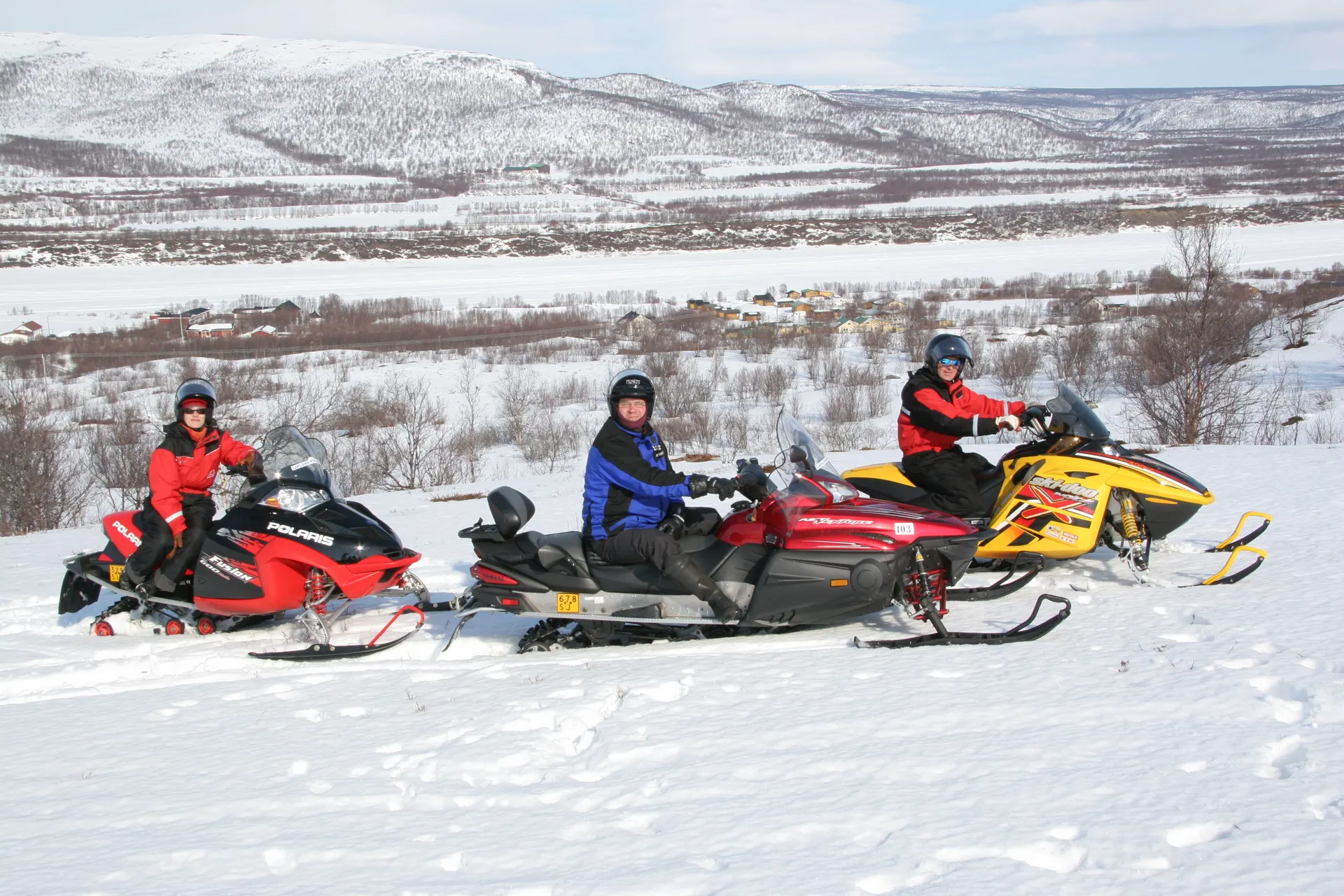 Sneeuwscootersafari