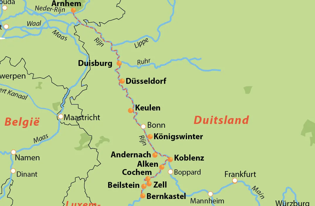 Over de Rijn en Moezel naar Bernkastel
