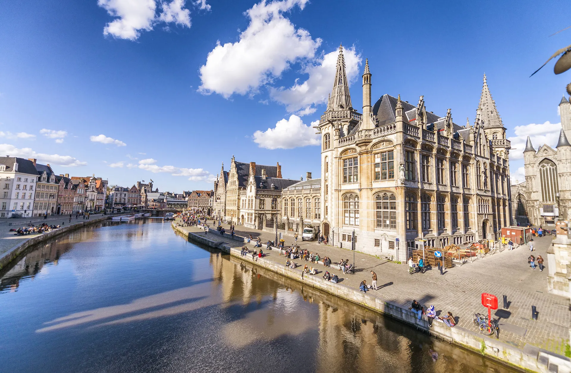 Nederland en België vanaf Rotterdam