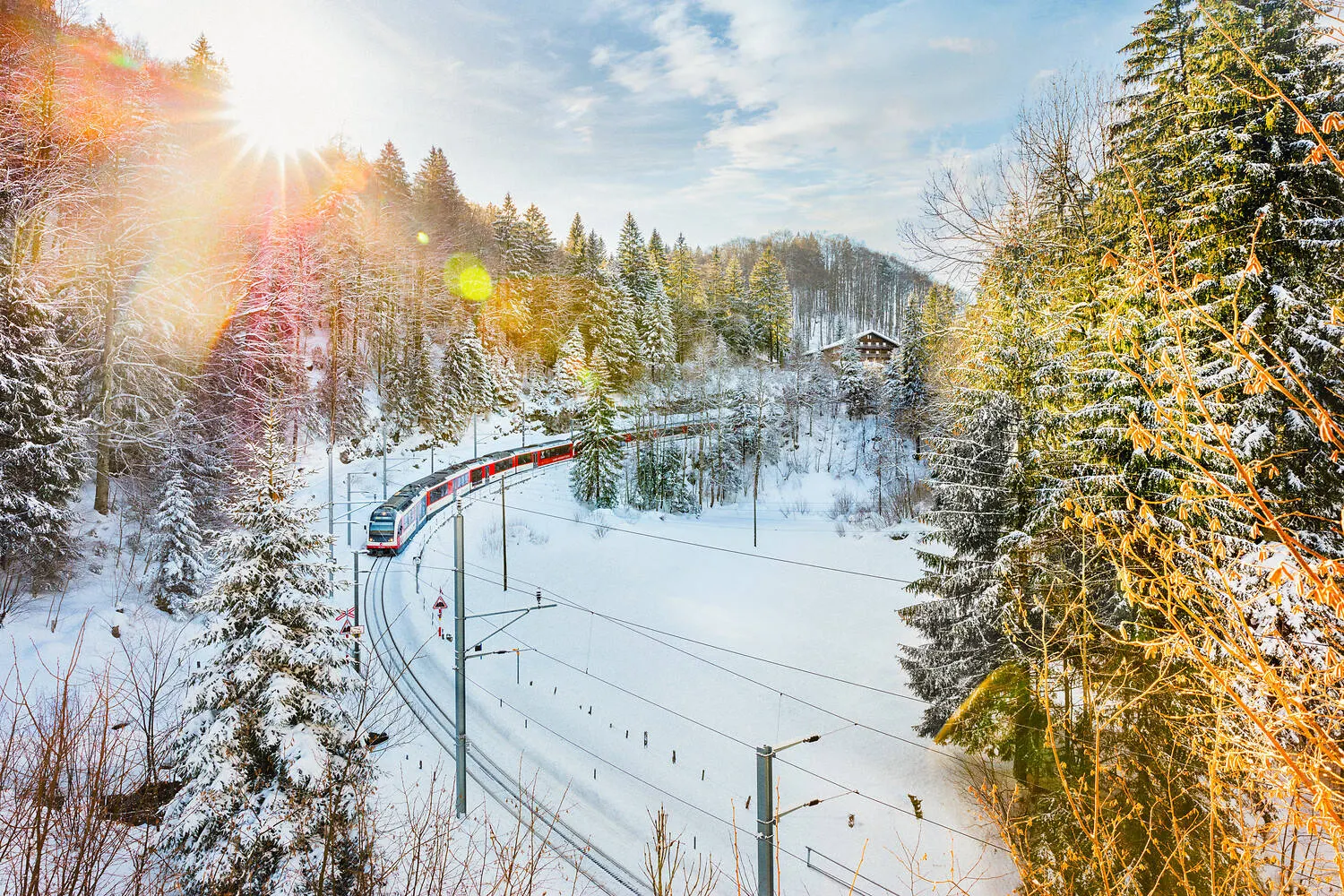 Kerst in de Zwitserse Alpen, Meiringen