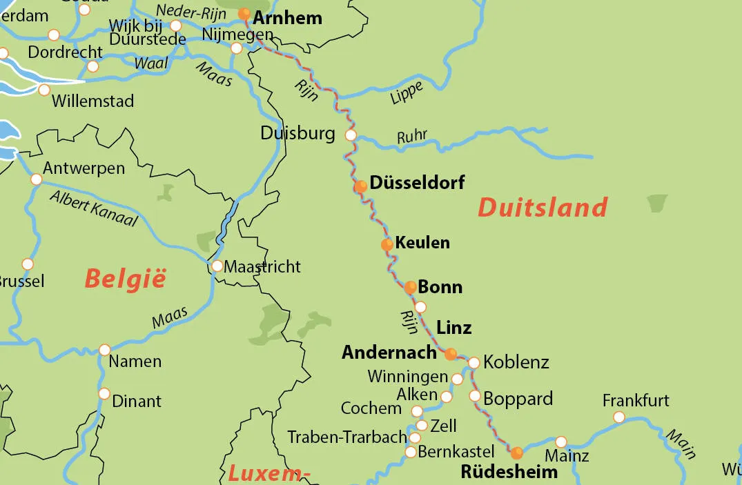 Rijnromantiek naar Rüdesheim