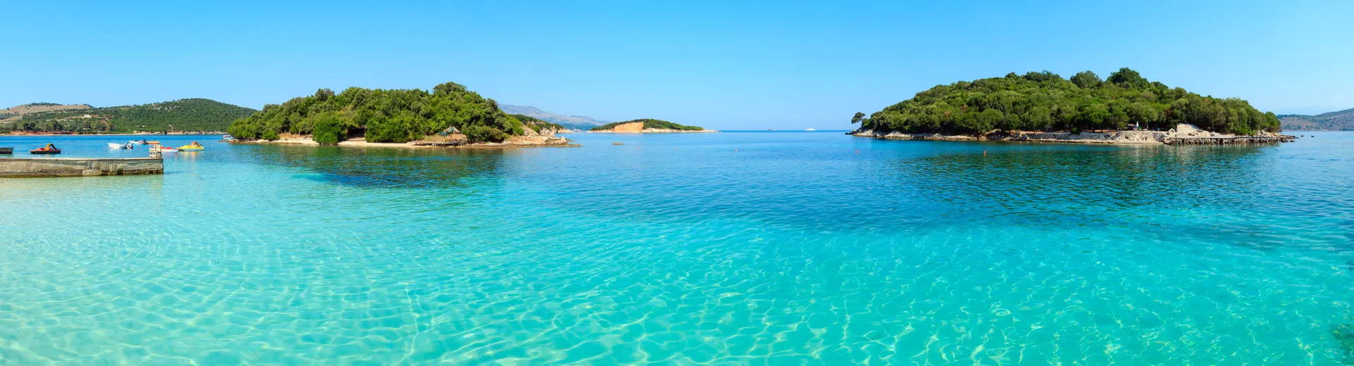Vakantie Albanië, Plazhi Ksamilit, Ksamil Beach, Albanië | de Jong Intra Vakanties