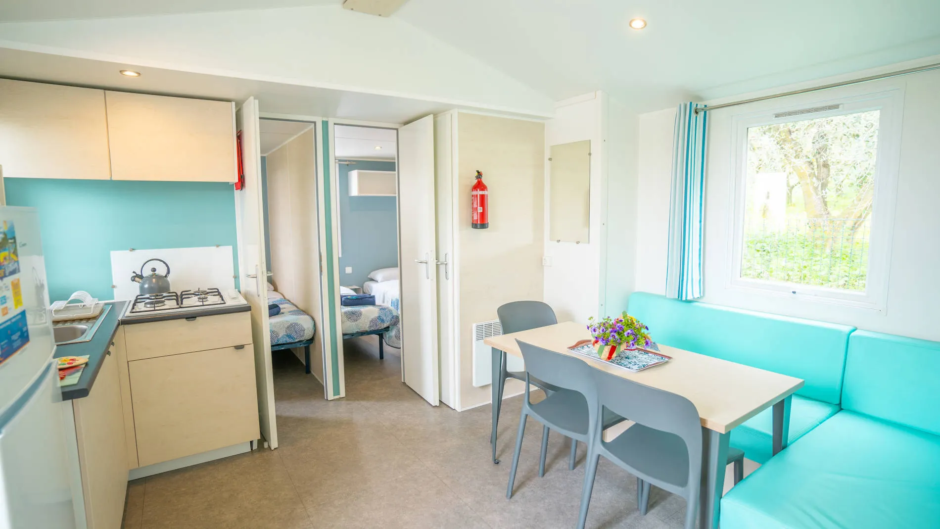 4-kamerstacaravan Premium - Happy Camp 