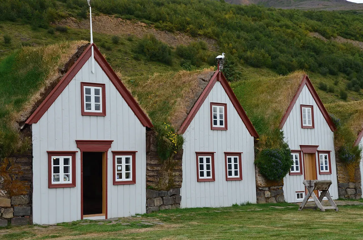 Thingvellir Nationaal Park - Witte huisjes