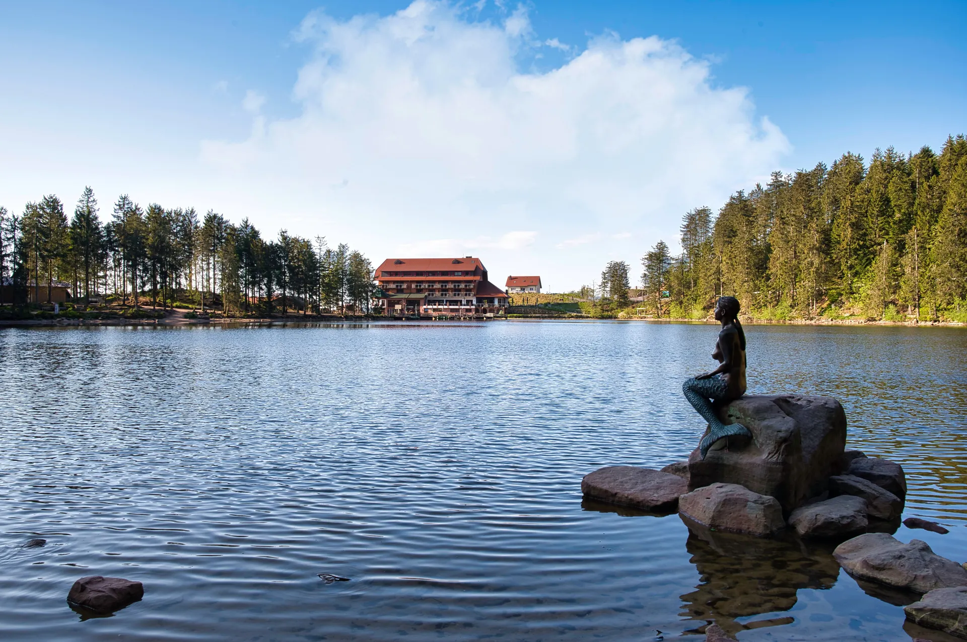 Mummelsee in het Zwarte Woud