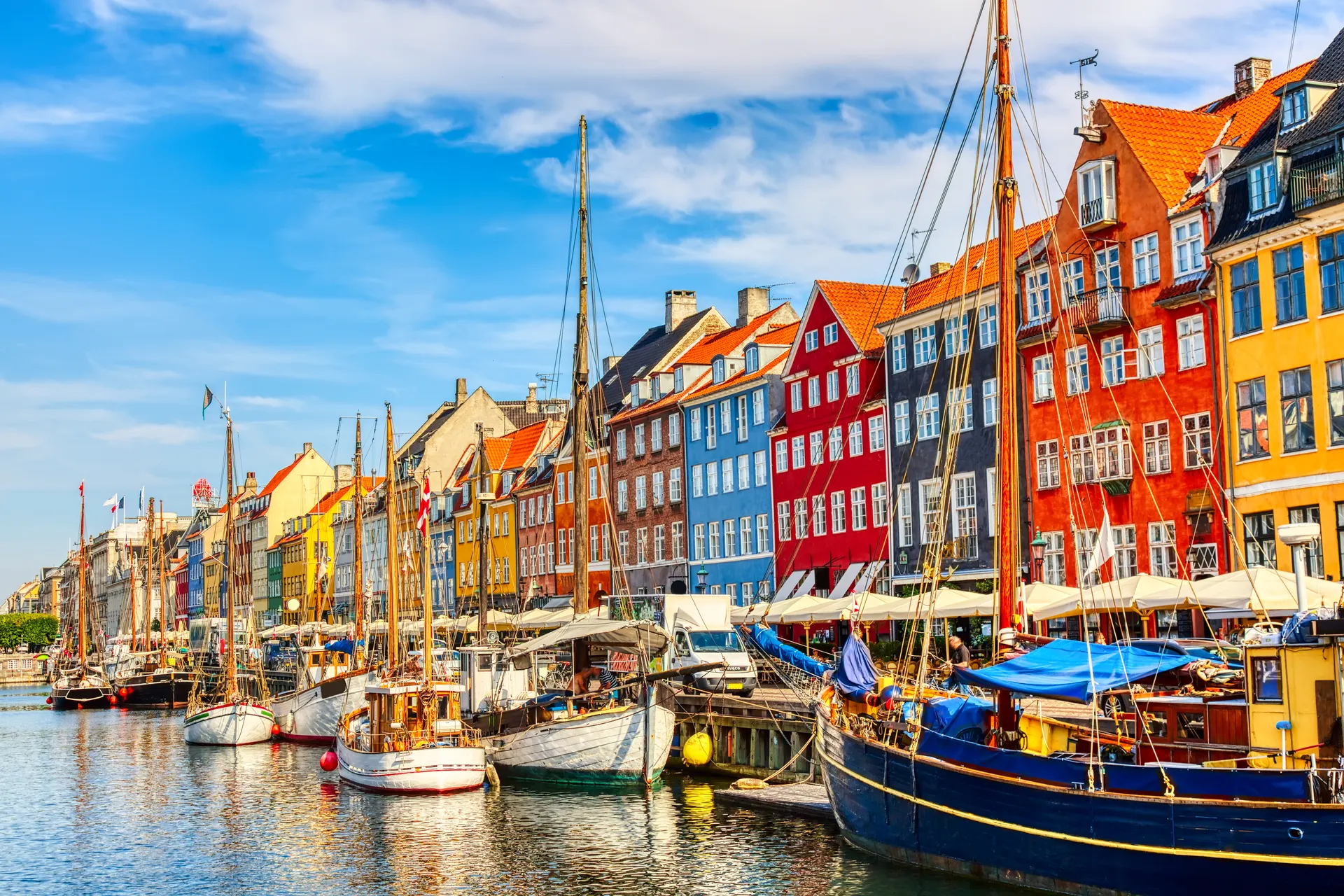 Stedentrip Kopenhagen, Nyhavn, Kopenhagen, Denemarken | de Jong Intra Vakanties