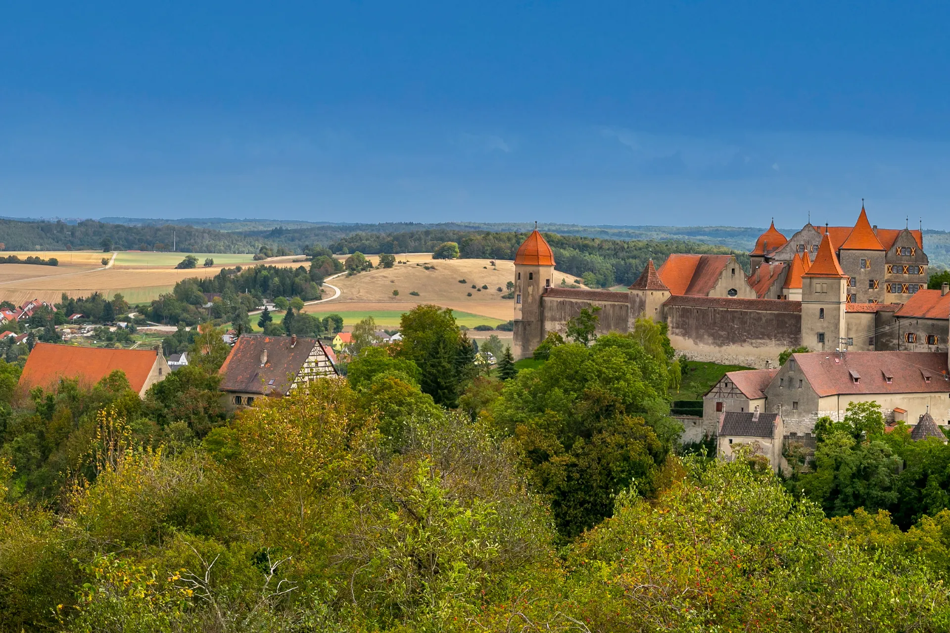 Autondreizen Duitsland landscape