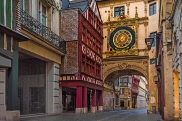 Rouen - Rue de l'Horloge