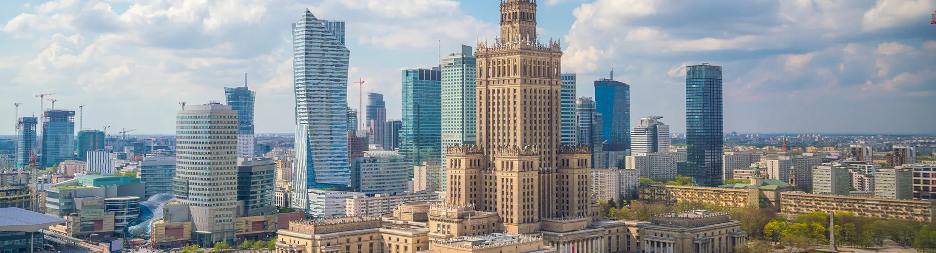 Stedentrip Warschau, Skyline, Warschau, Polen | de Jong Intra Vakanties