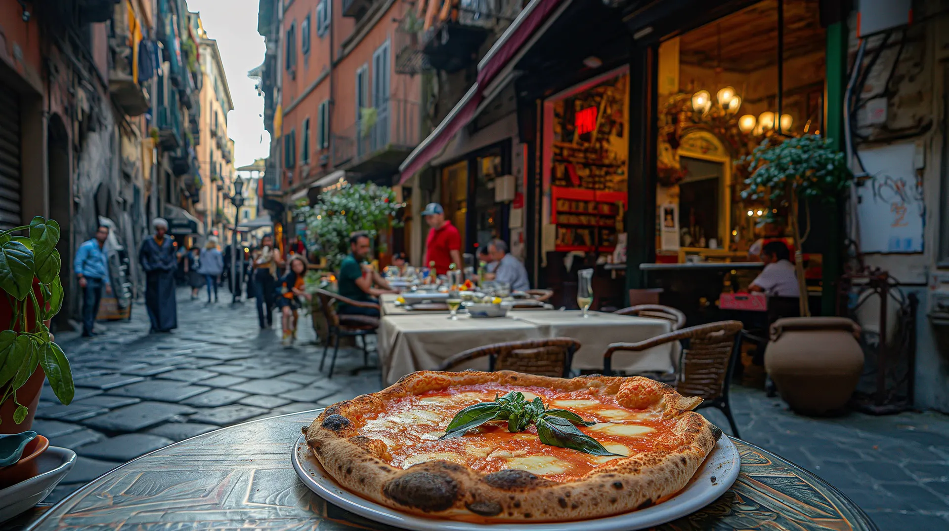 Napels pizza margherita