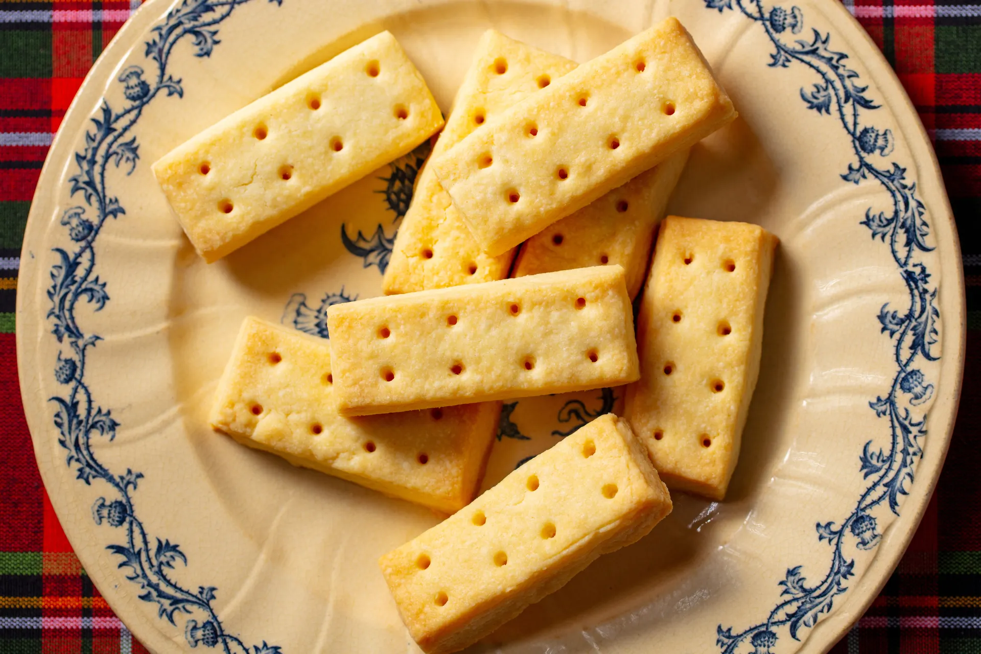 Klassieke Schotse shortbread koekjes
