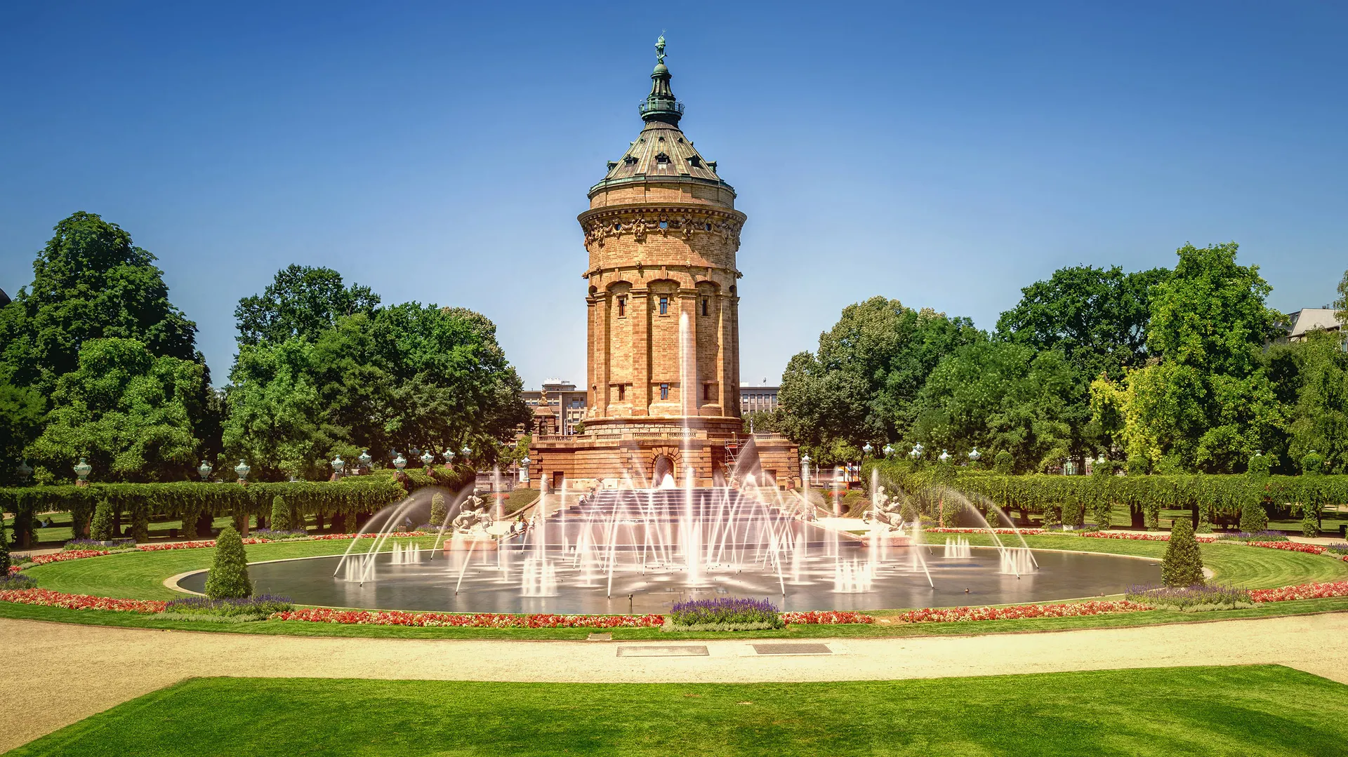 Over de Rijn naar Mannheim 'Heidelberg aan de Neckar'