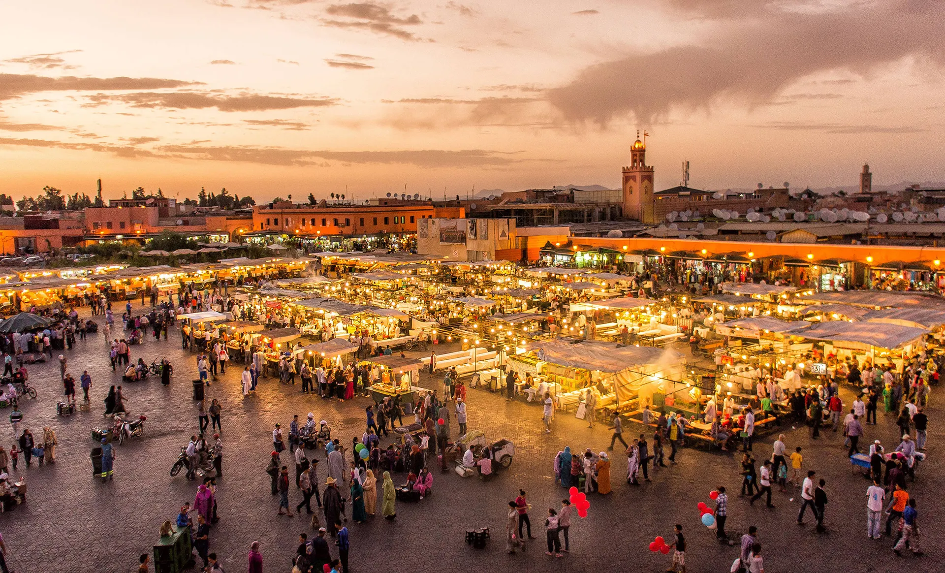 Djemaa El Fna plein in Marrakech