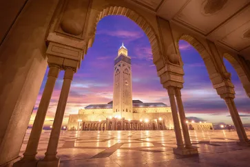 Hassan II Moskee in Casablanca