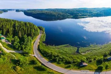 Fly drives Finland landscape