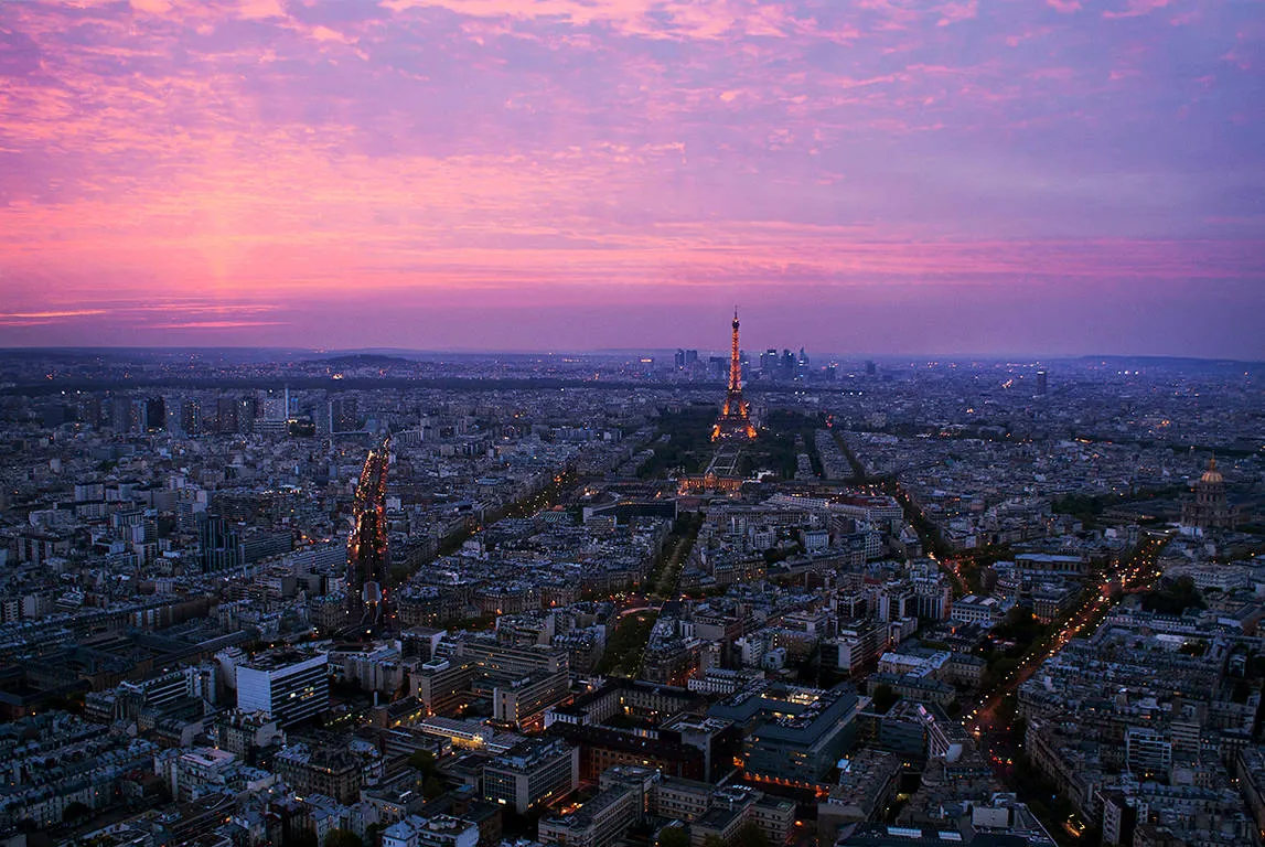 Parijs vanaf Tour Montparnasse