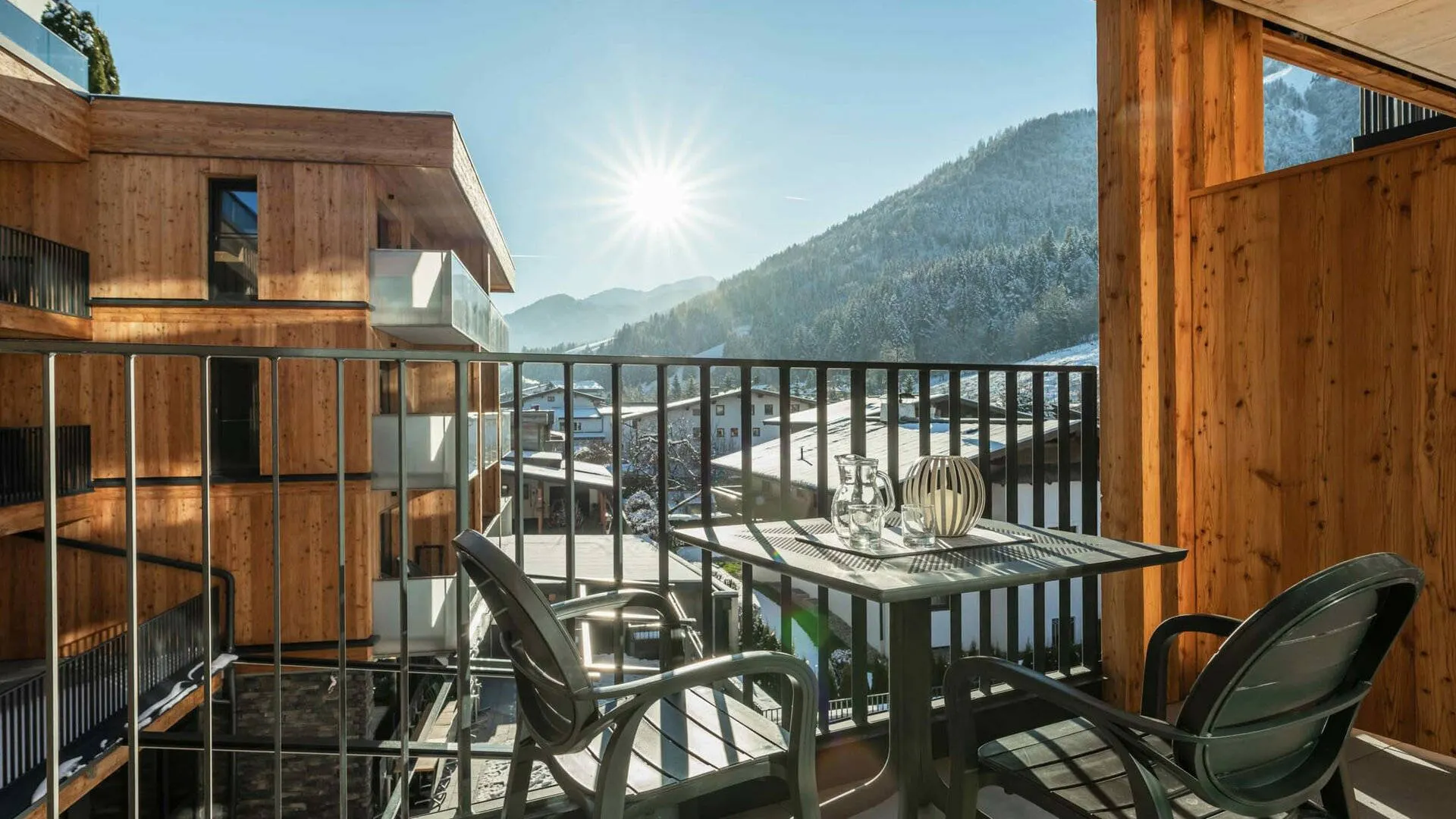 Voorbeeld balkon 1-kamerappartement Taxacher