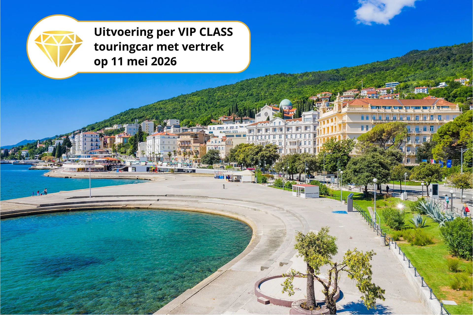 Kroatische Bloemenrivièra, Opatija.