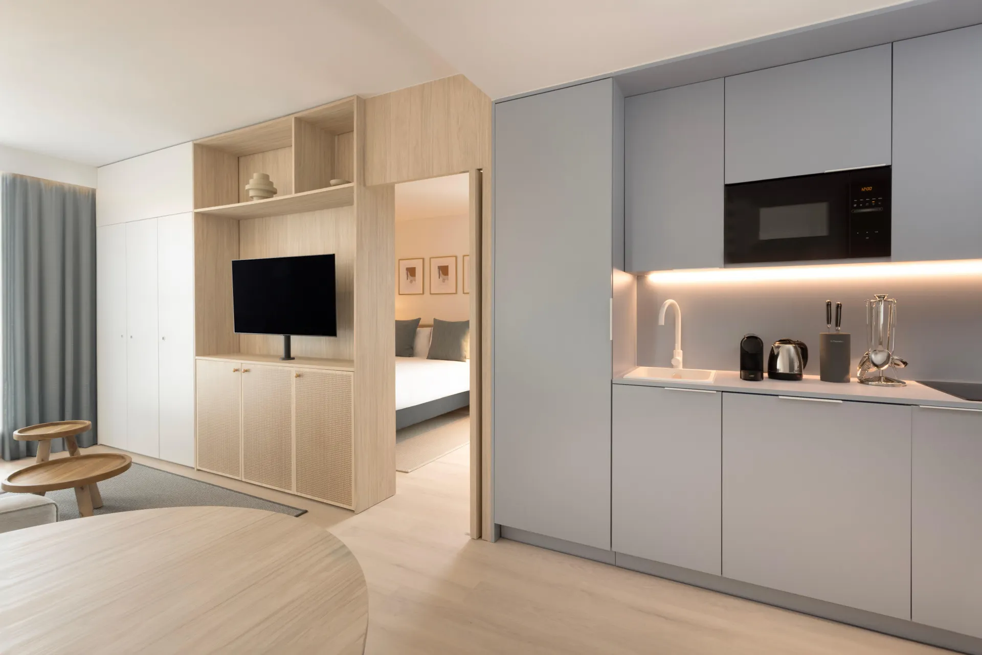 Suite met aparte slaapkamer
