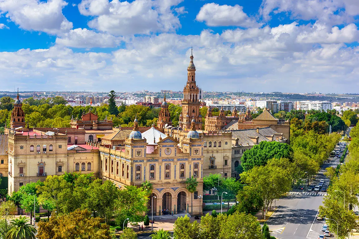 Winterzon in Sevilla