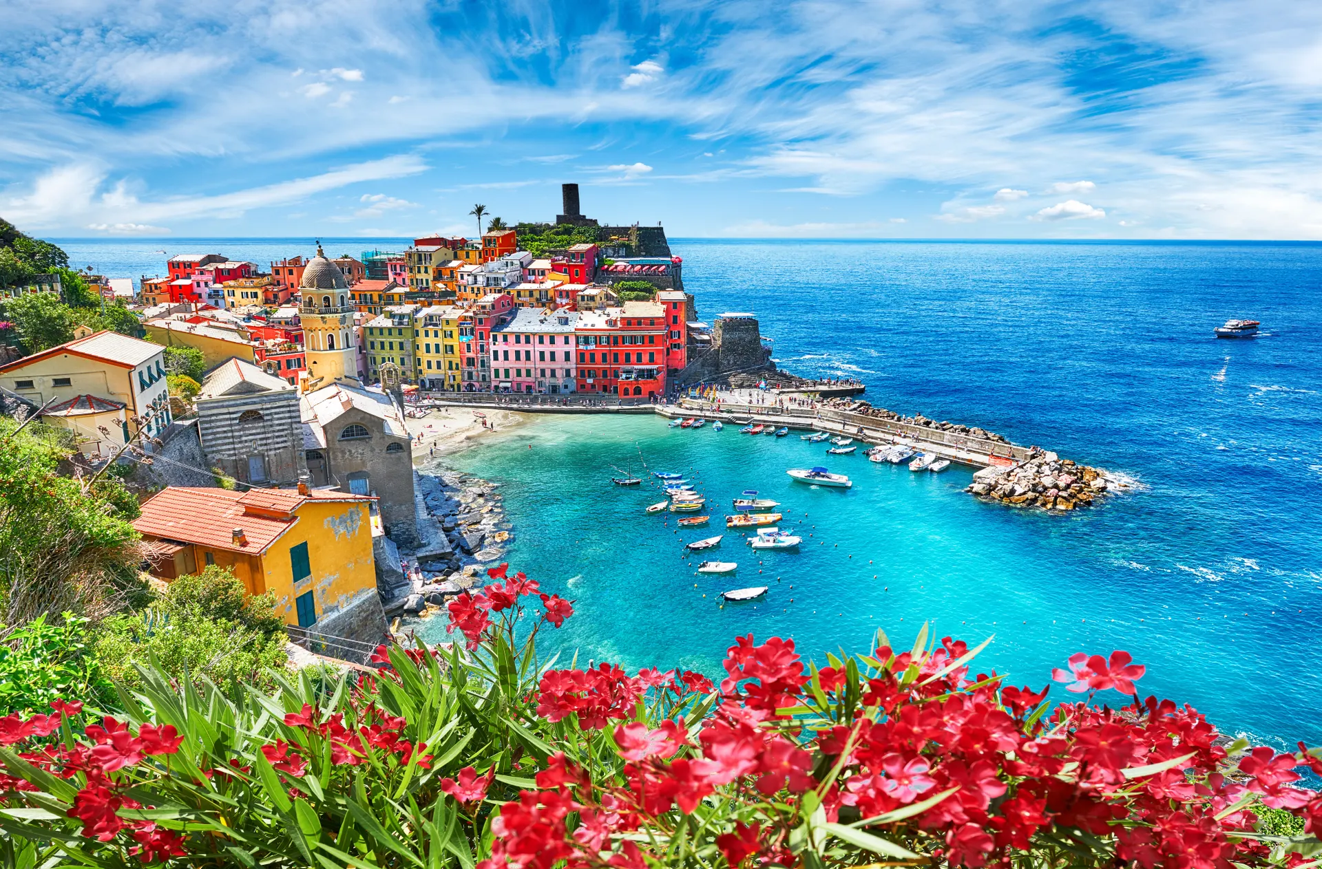 Ontdek de parels van Cinque Terre, Toscane en Venetië.