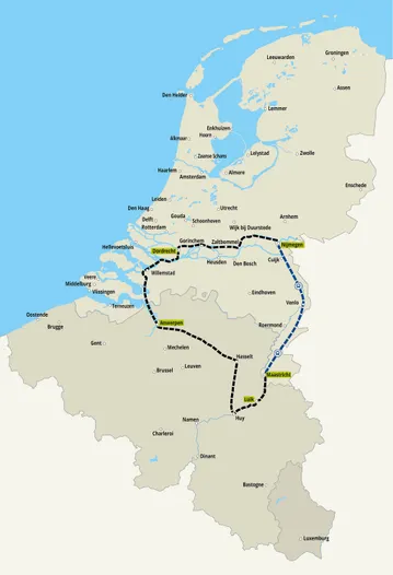 Sfeervolle Kerstcruise van Maastricht via België naar Nijmegen 2025