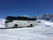 Met de pendelbus op wintersport