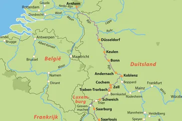 Over de Rijn, Moezel en Saar naar Saarlouis