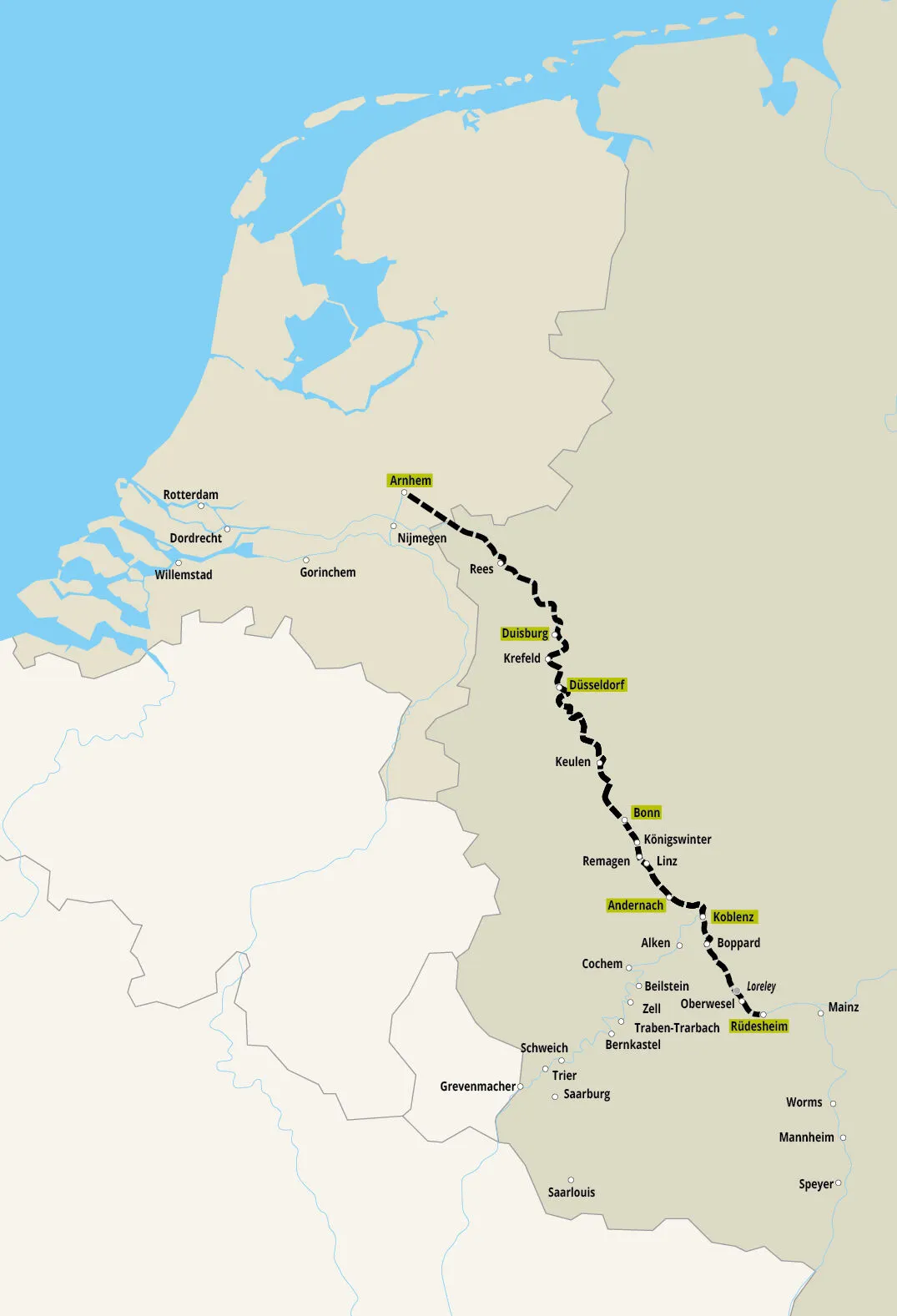 Langs burchten en kastelen
