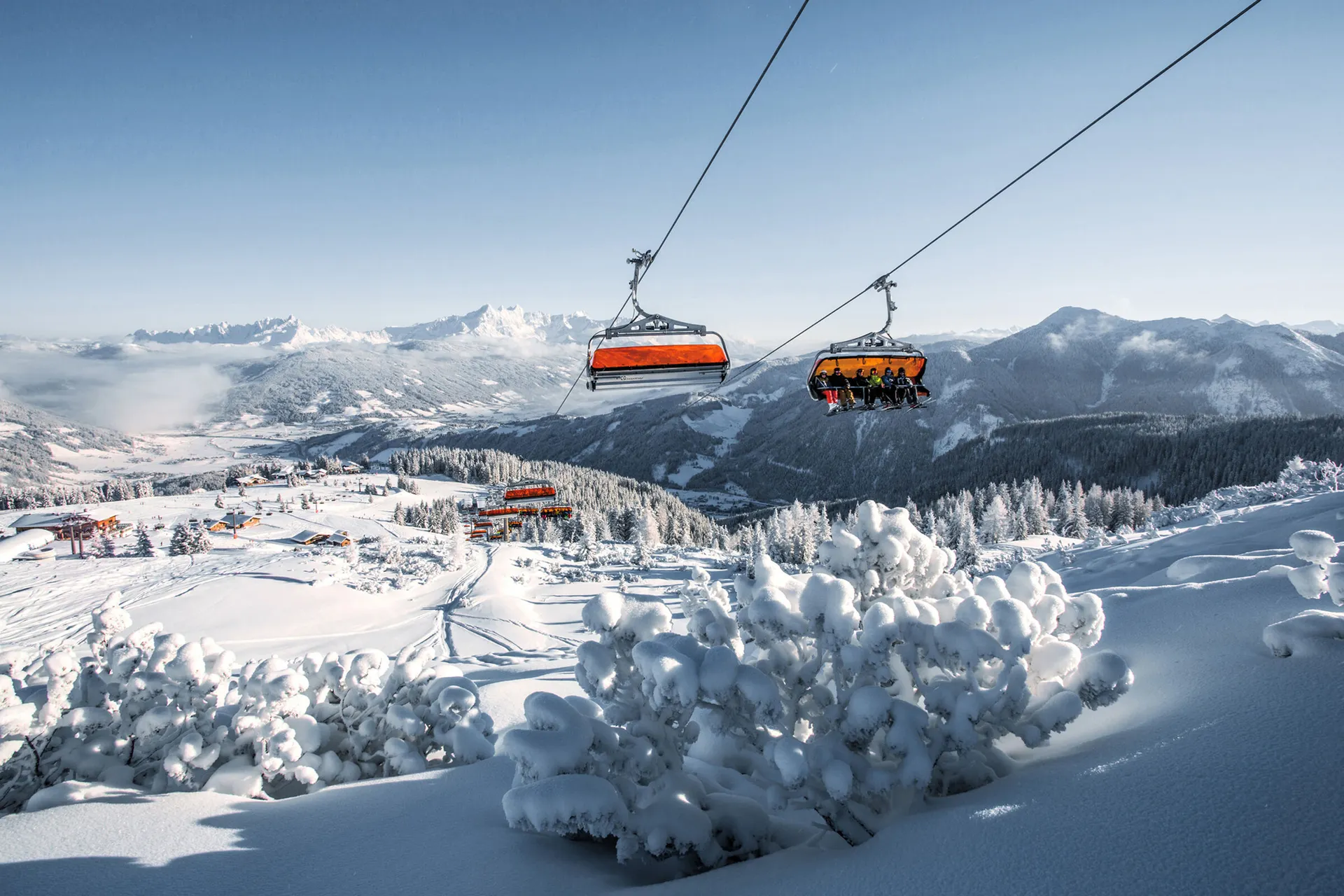 Skilift/omgeving