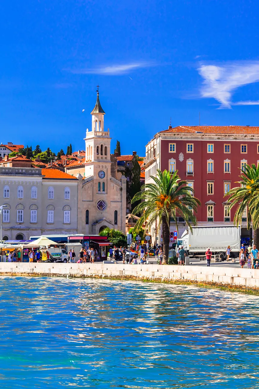 Stedentrip Split, boulevard Split, Kroatië | de Jong Intra Vakanties