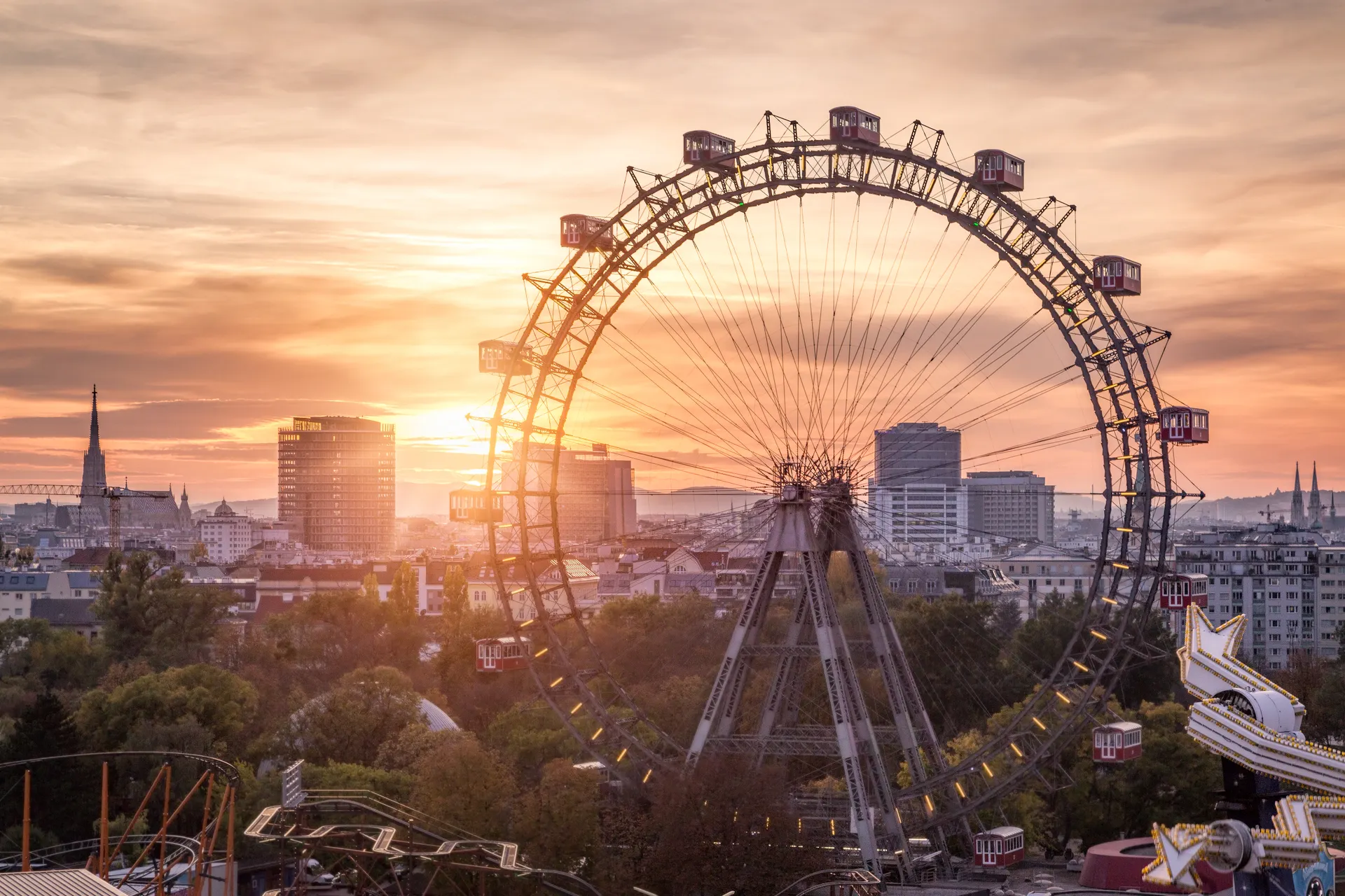Stedentrip Wenen, Prater Reuzenrad, Wenen, Oostenrijk | de Jong Intra Vakanties