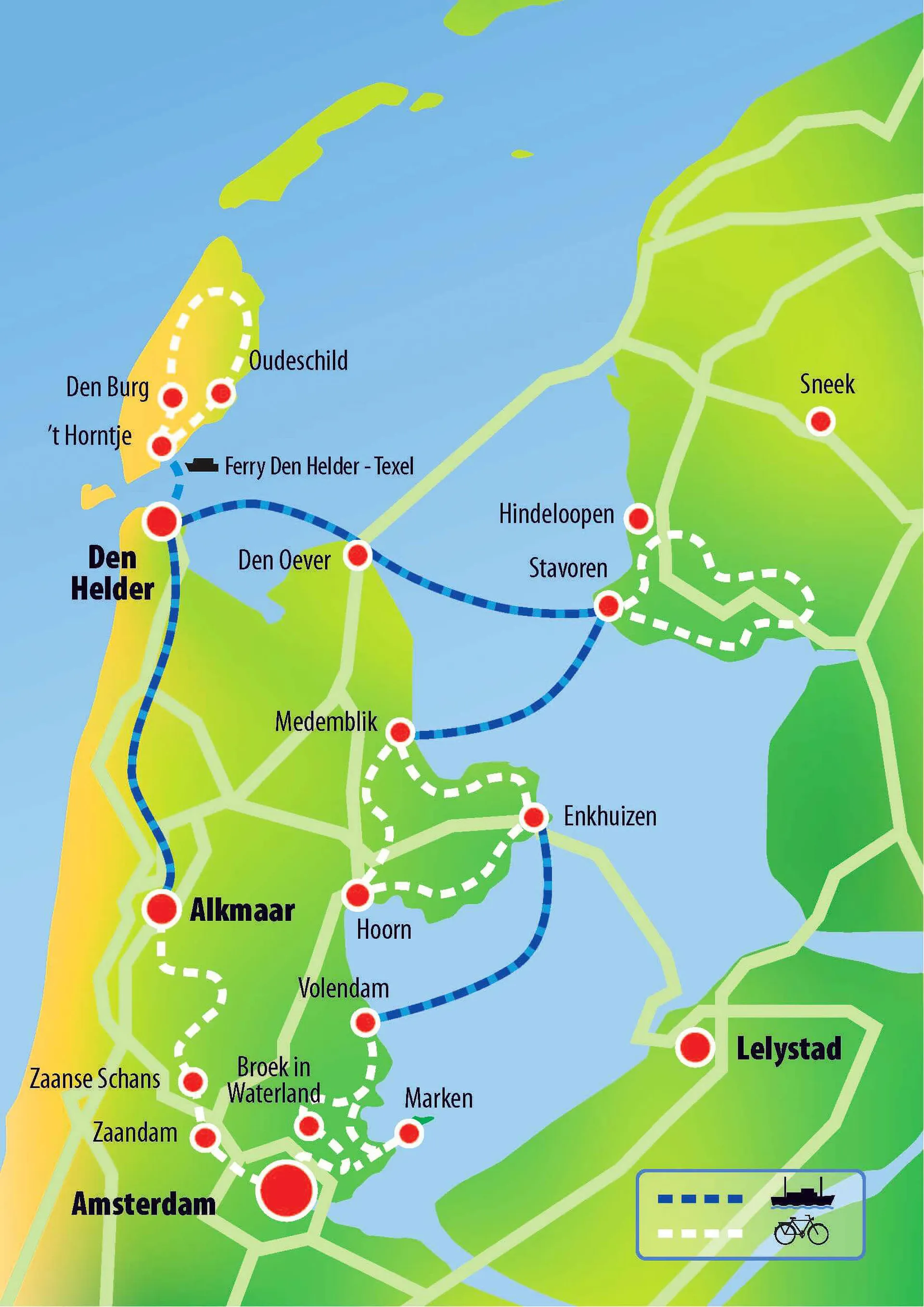 Fietscruise Noord-Holland en Friesland afbeelding 3