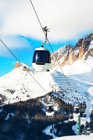 Italie Wintersport Val di Fassa Portrait 