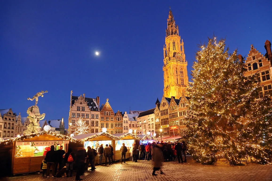Antwerpen kerstmarkt