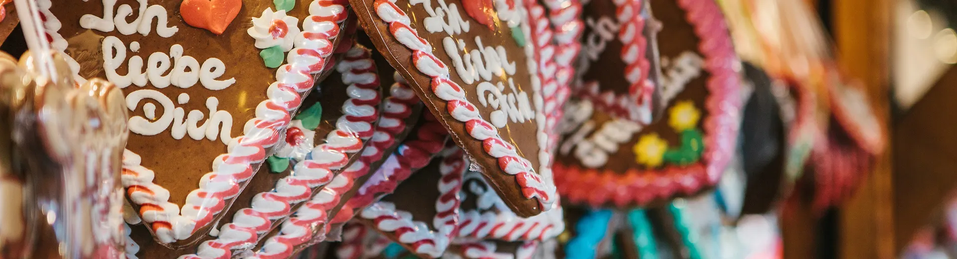 Kerstmarktreizen, Lebkuchen Herze, Kerstmarkt Duitsland | de Jong Intra Vakanties