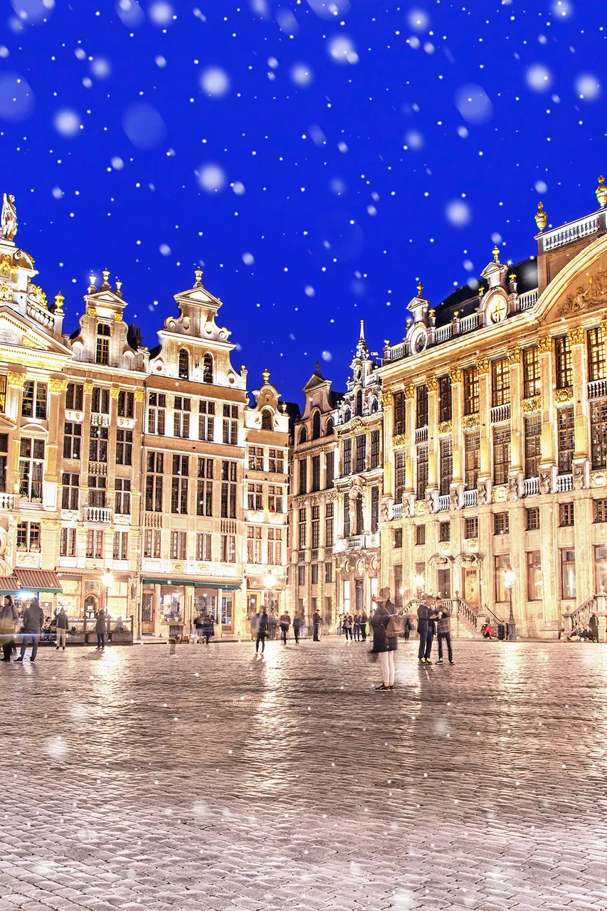 Kerstreizen, Grote Markt Brussel, België | de Jong Intra Vakanties