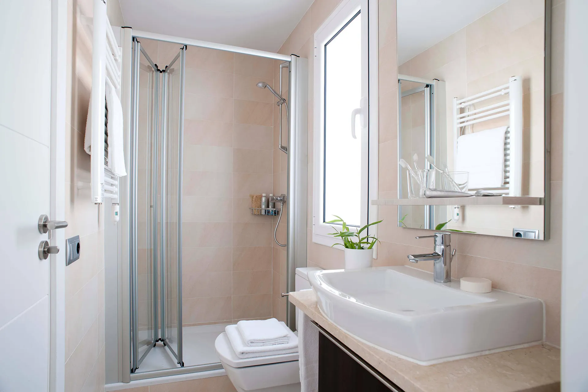 Badkamer 2-kamerappartement (max. 4 personen)