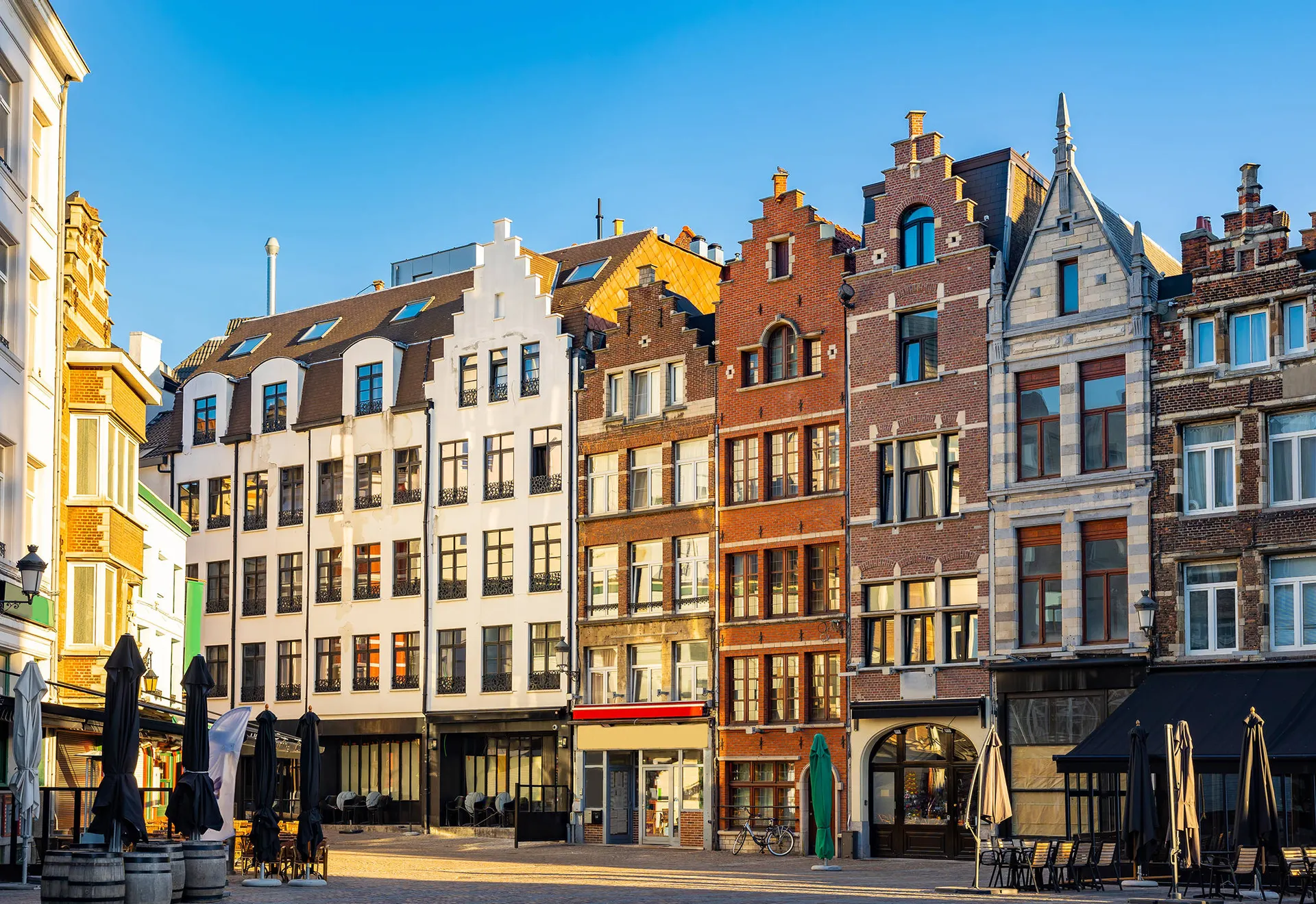 Nederland en België vanaf Rotterdam